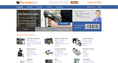 Desktop Screenshot of barcodesinc.com